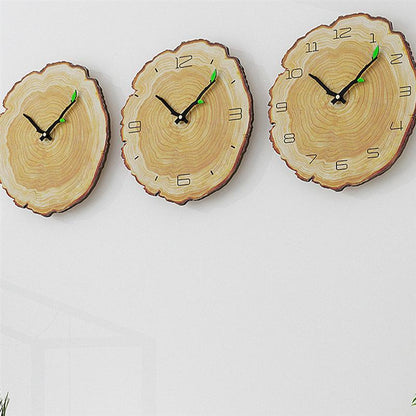 Elegant Annual Rings Wall Clock for Home and Office Decor | Ridorn