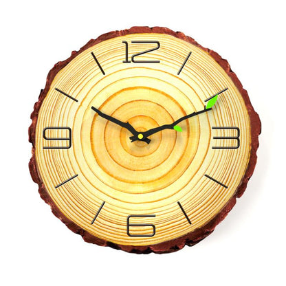 Elegant Annual Rings Wall Clock for Home and Office Decor | Ridorn