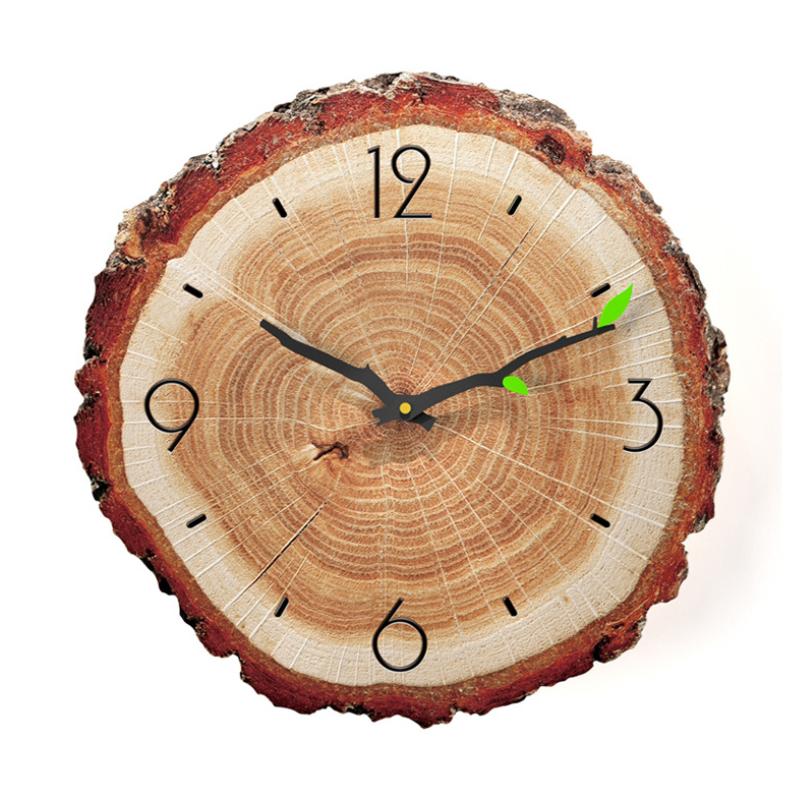 Elegant Annual Rings Wall Clock for Home and Office Decor | Ridorn