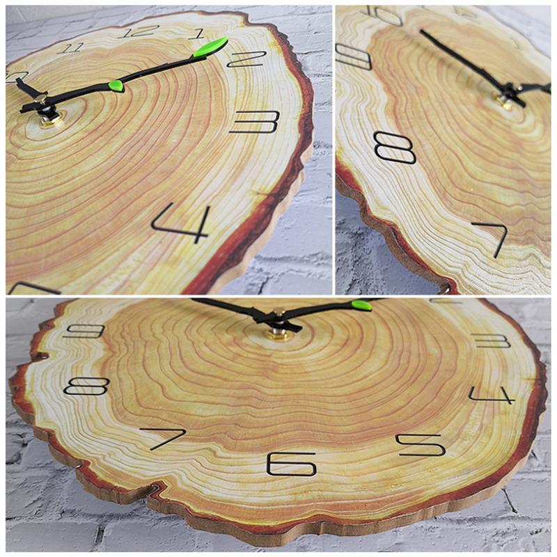 Elegant Annual Rings Wall Clock for Home and Office Decor | Ridorn