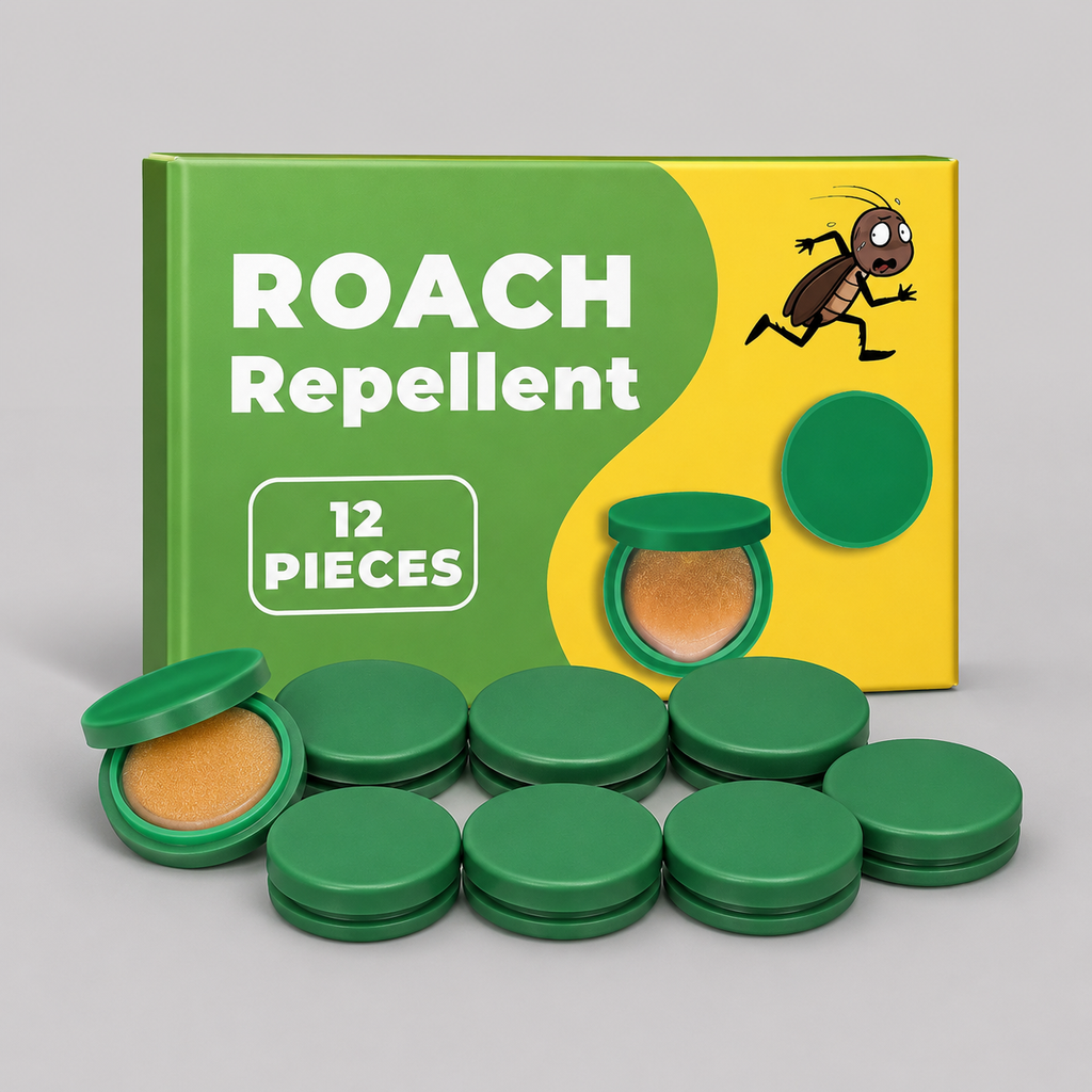 Roach Bait Discs, Indoor Cockroach Control Stations for Home Pest Defense