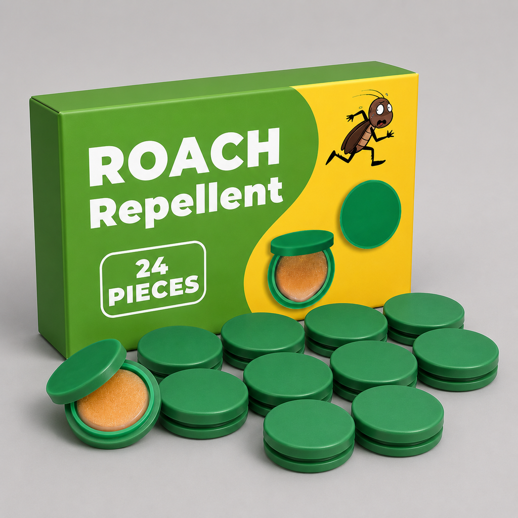 Roach Bait Discs, Indoor Cockroach Control Stations for Home Pest Defense