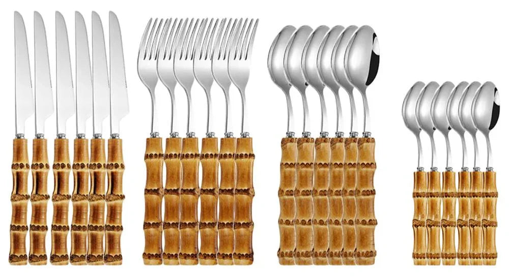 Rosen Rolfford Cutlery Set - 24 Pcs-Flatware Sets-Ridorn