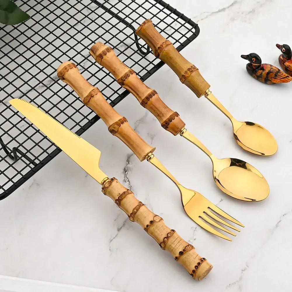 Rosen Rolfford Cutlery Set - 24 Pcs-Flatware Sets-Ridorn