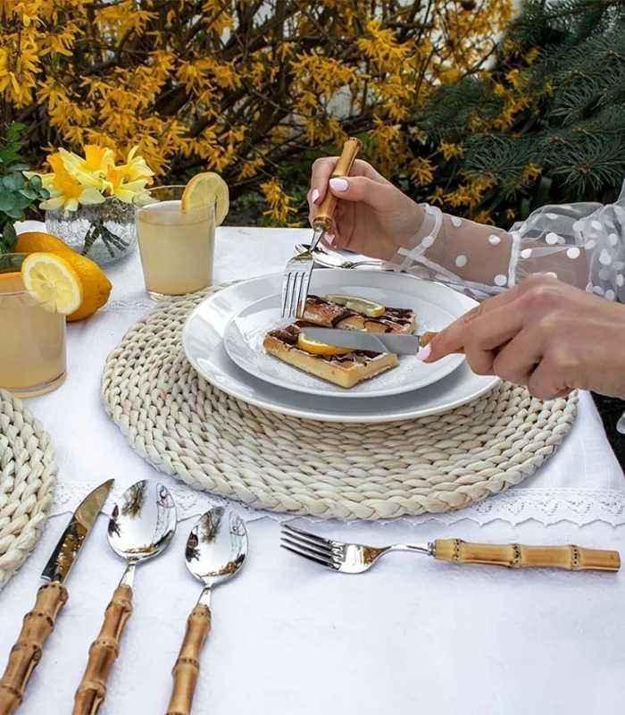 Rosen Rolfford Cutlery Set - 24 Pcs-Flatware Sets-Ridorn