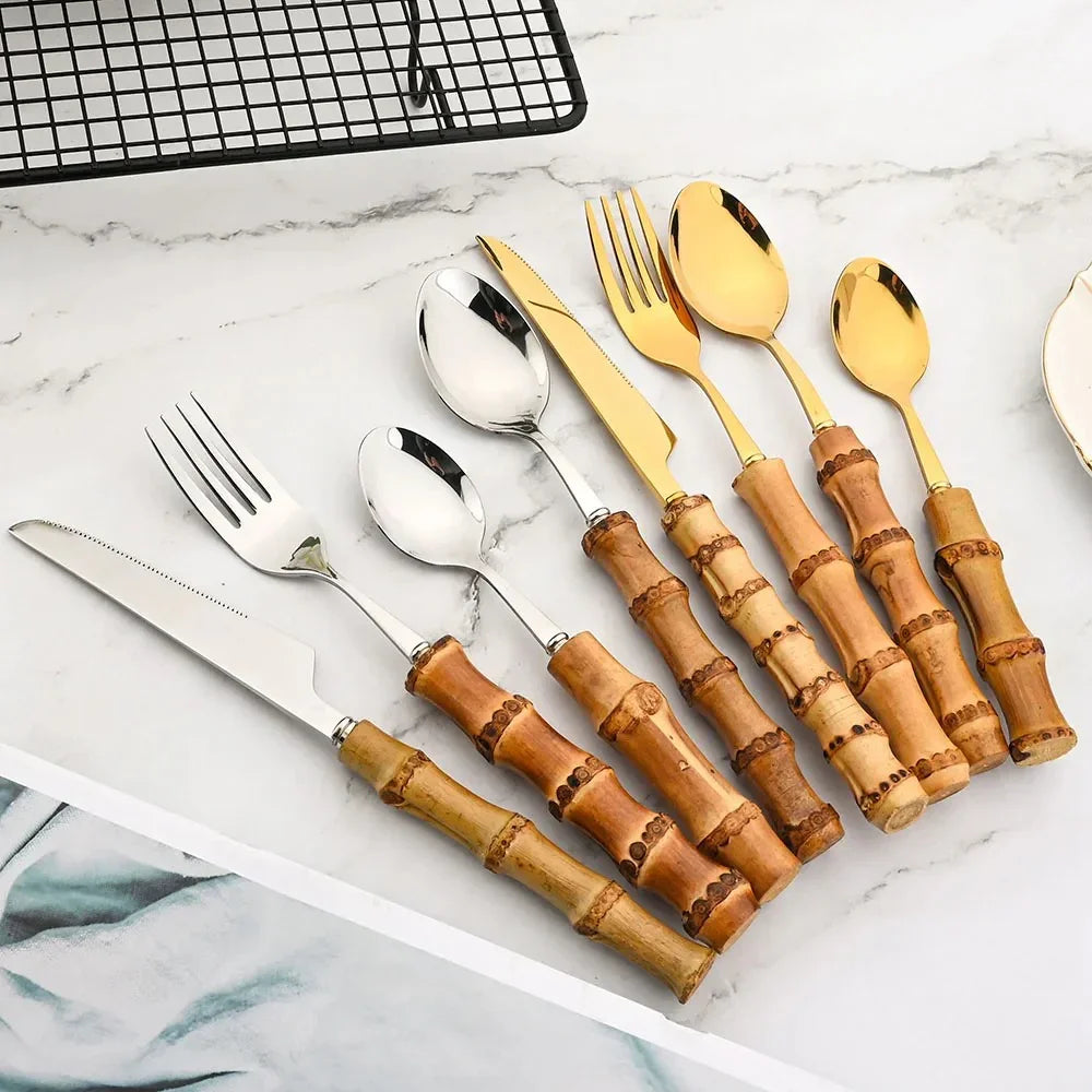 Rosen Rolfford Cutlery Set - 24 Pcs-Flatware Sets-Ridorn