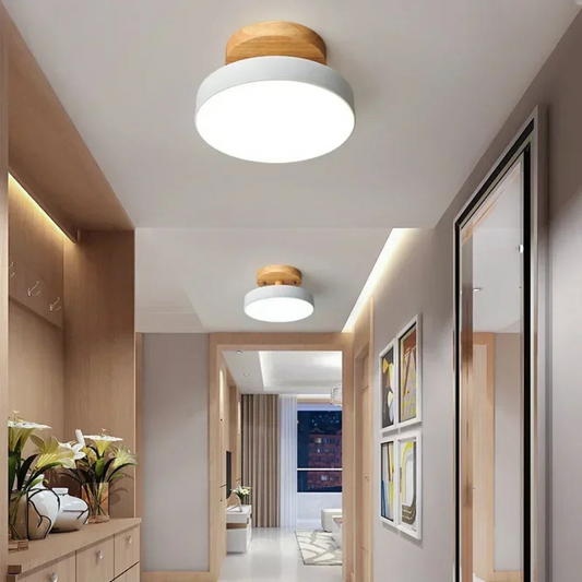 Sleek round LED ceiling light for modern interiors