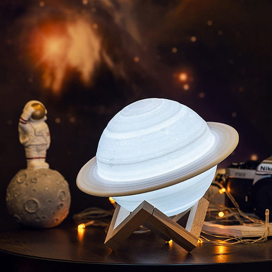 3D Saturn LED Table Lamp | Ridorn