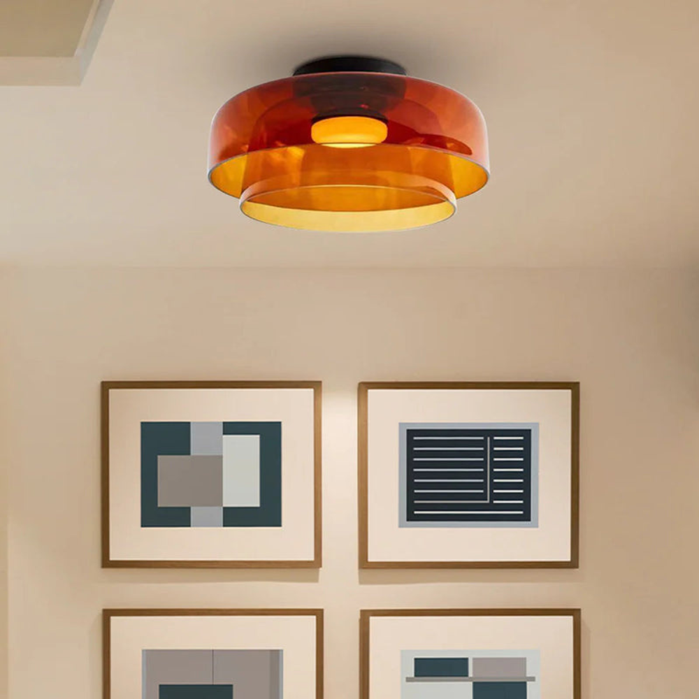 Modern Frosted Glass Ceiling Pendant Light Fixture | Ridorn