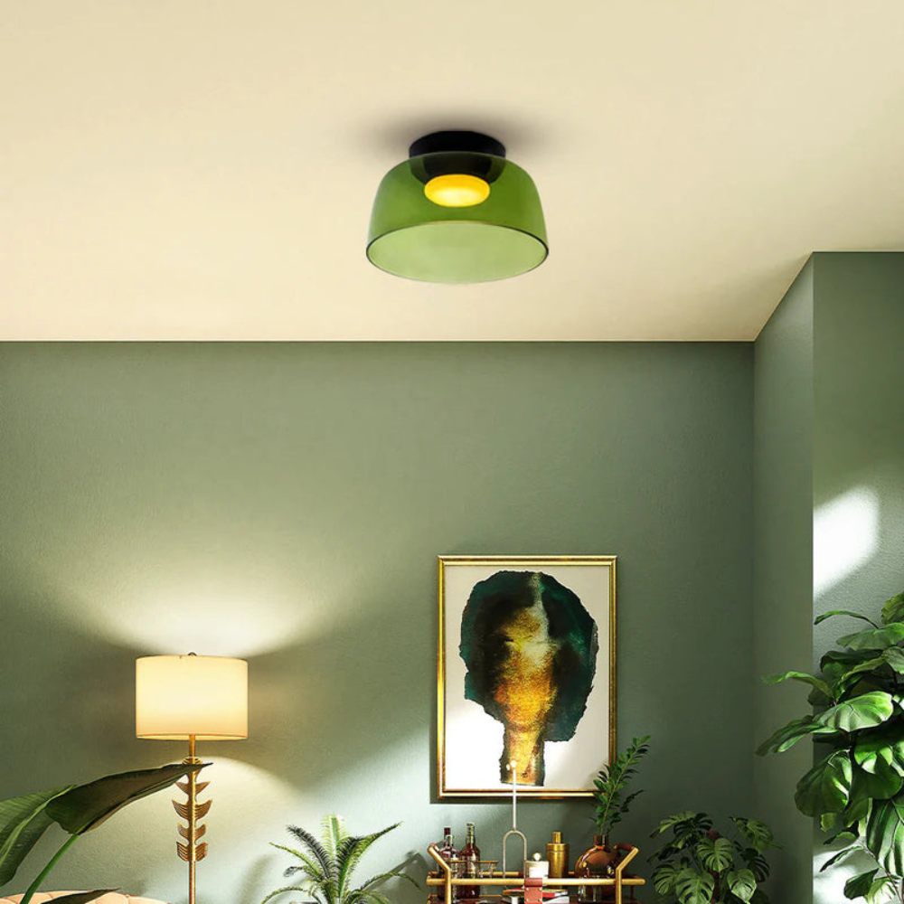Modern Frosted Glass Ceiling Pendant Light Fixture | Ridorn