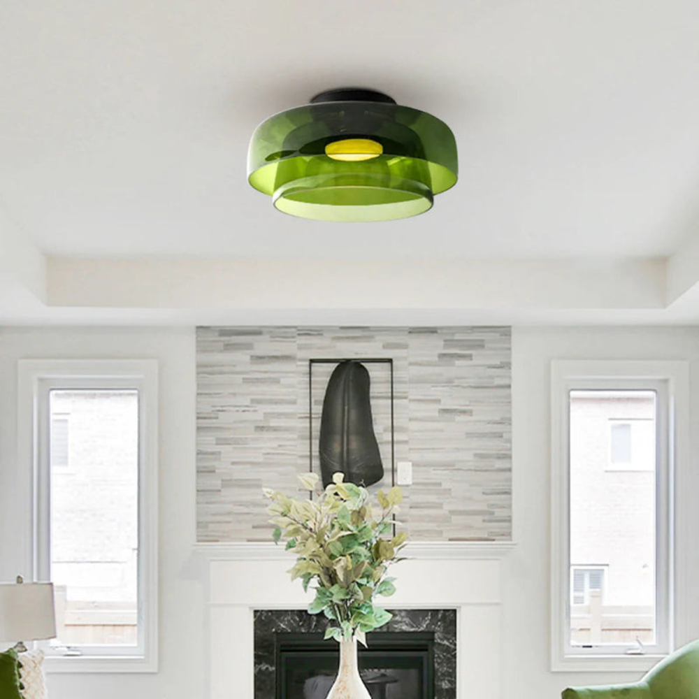Modern Frosted Glass Ceiling Pendant Light Fixture | Ridorn