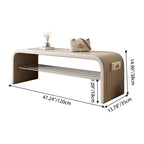 Scandinavian PU Leather Shoe Storage Bench with Cushion Seat | Ridorn-Benches-Ridorn