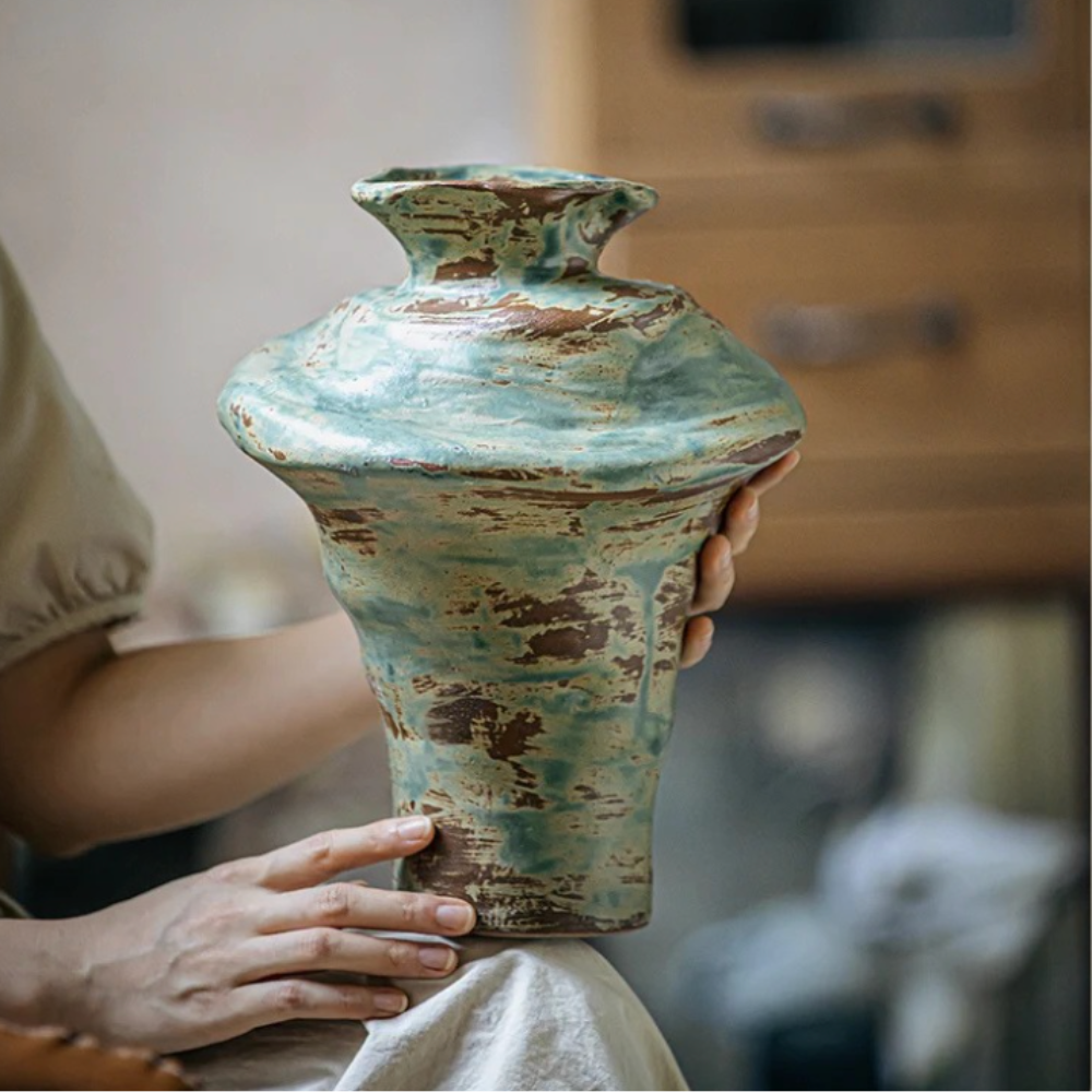 Sculptural Ceramic Vase for Modern Home Decor and Styling | Ridorn