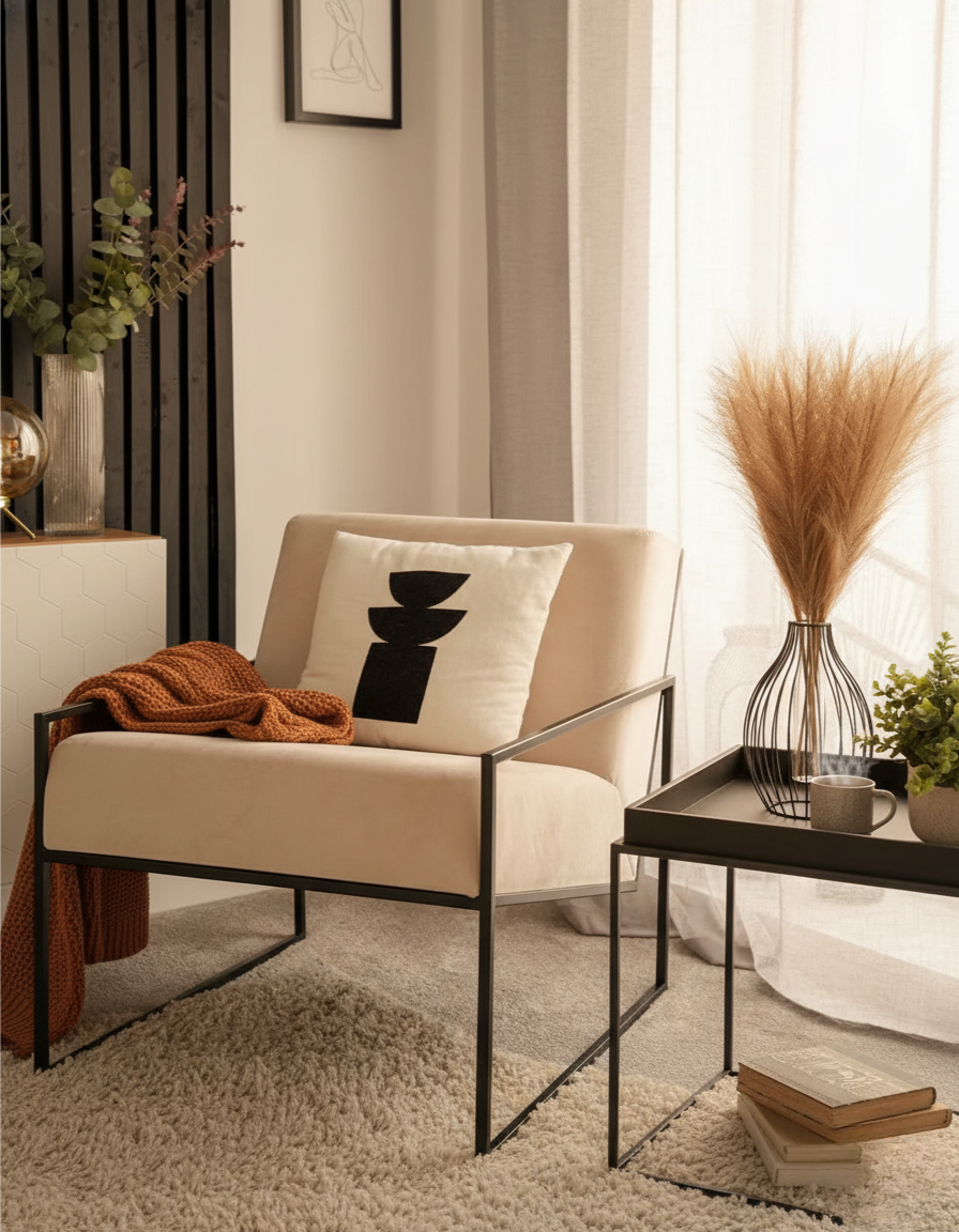 Sculptural Matte Black Iron Vase for Contemporary Decor | Ridorn