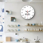 Silent Musical Notes Wall Clock for Home Decor | Ridorn-Clocks-Ridorn