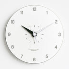 Sleek 12-Inch Silent Round Wall Clock for Modern Spaces | Ridorn-Clocks-Ridorn