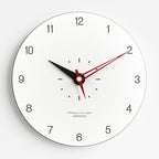 Sleek 12-Inch Silent Round Wall Clock for Modern Spaces | Ridorn-Clocks-Ridorn