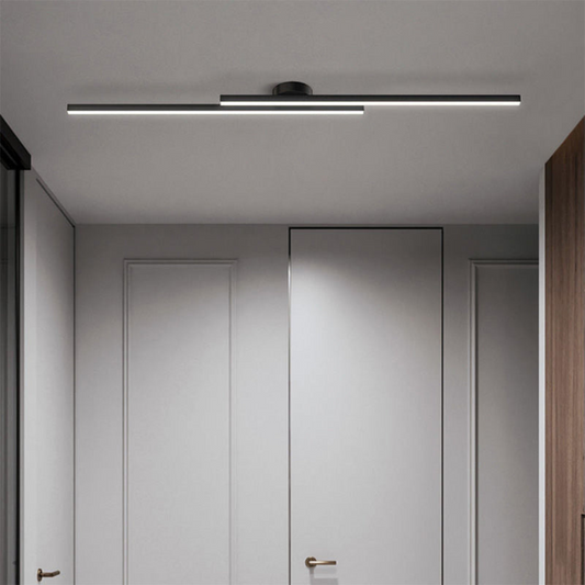 Sleek Long LED Ceiling Light | Modern Semi Flush Mount | Ridorn