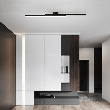 Sleek Long LED Ceiling Light | Modern Semi Flush Mount | Ridorn