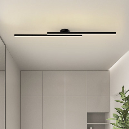 Sleek Long LED Ceiling Light | Modern Semi Flush Mount | Ridorn