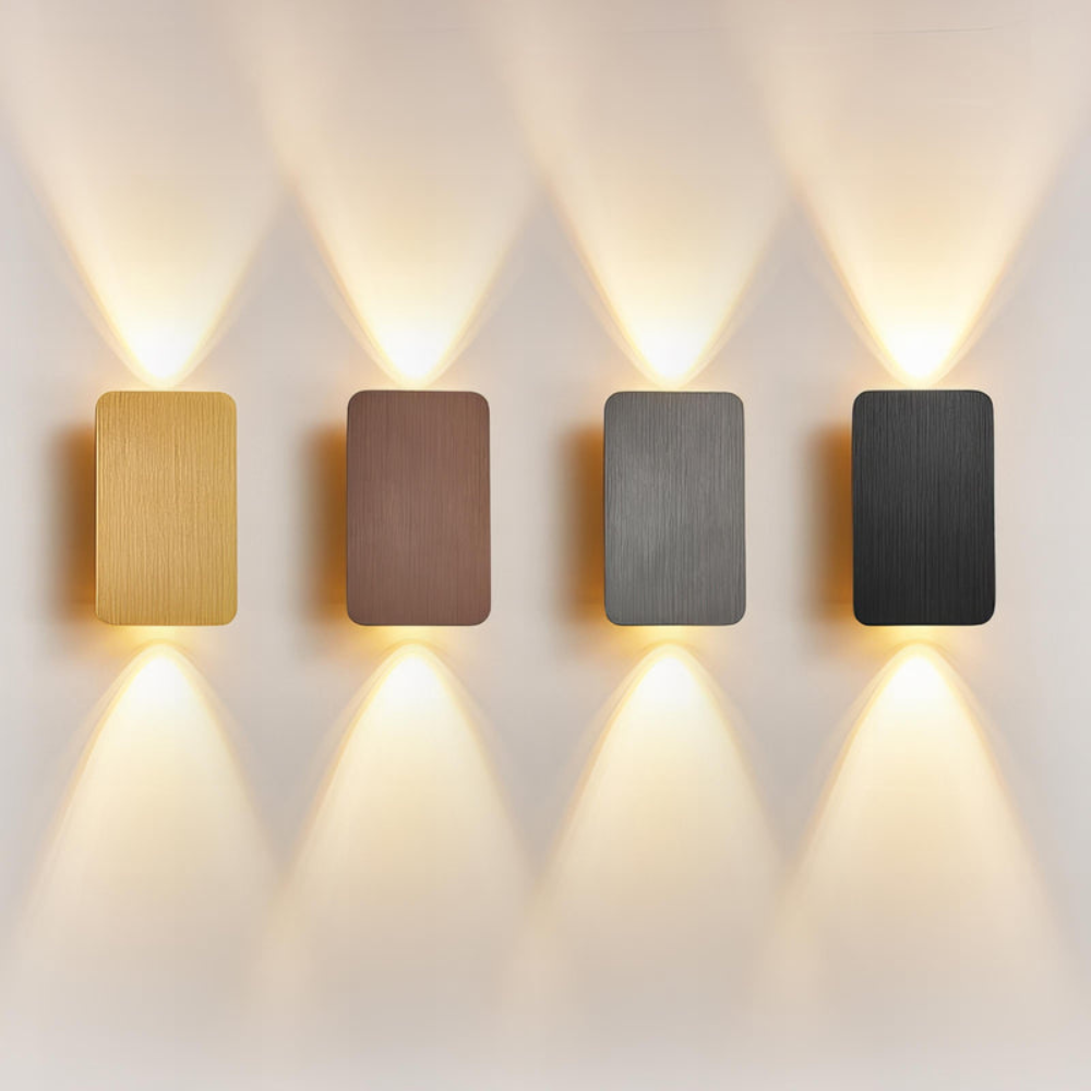Modern Rectangular LED Wall Lamp | Sleek Indoor Lighting for Hallways and Bedrooms | Ridorn