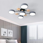 Sleek Halo LED Semi-Flush Ceiling Light for Modern Spaces | Ridorn-Ceiling Lights-Ridorn