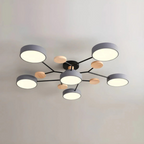 Sleek Halo LED Semi-Flush Ceiling Light for Modern Spaces | Ridorn-Ceiling Lights-Ridorn