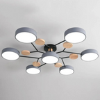 Sleek Halo LED Semi-Flush Ceiling Light for Modern Spaces | Ridorn-Ceiling Lights-Ridorn
