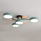 Sleek Halo LED Semi-Flush Ceiling Light for Modern Spaces | Ridorn-Ceiling Lights-Ridorn