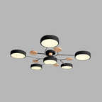 Sleek Halo LED Semi-Flush Ceiling Light for Modern Spaces | Ridorn-Ceiling Lights-Ridorn