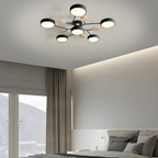 Sleek Halo LED Semi-Flush Ceiling Light for Modern Spaces | Ridorn-Ceiling Lights-Ridorn