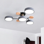 Sleek Halo LED Semi-Flush Ceiling Light for Modern Spaces | Ridorn-Ceiling Lights-Ridorn