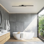 Sleek Long LED Ceiling Light | Modern Semi Flush Mount | Ridorn-Ceiling Lights-Ridorn