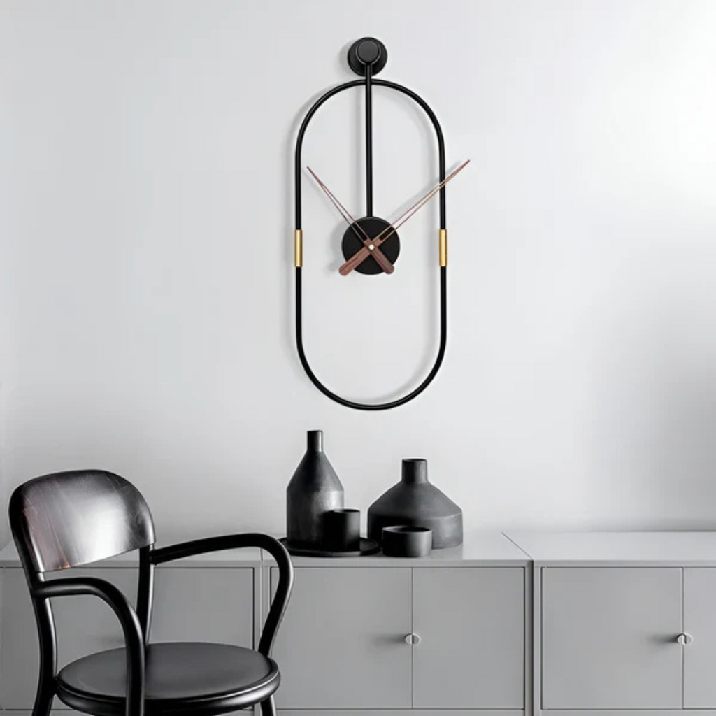 Sleek Minimalist Large Wall Clock for Modern Home Decor | Ridorn-Clocks-Ridorn
