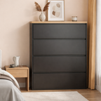 Sleek Minimalist Shoe Storage Cabinet with Flip Drawers | Ridorn-Shoe Storage-Ridorn