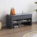 Sleek Modern Minimalist Shoe Storage Cabinet with Drawer | Ridorn-Shoe Storage-Ridorn