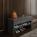 Sleek Modern Minimalist Shoe Storage Cabinet with Drawer | Ridorn-Shoe Storage-Ridorn