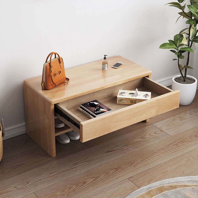 Sleek Modern Minimalist Shoe Storage Cabinet with Drawer | Ridorn-Shoe Storage-Ridorn
