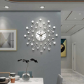 Sleek Modern Wall Clock with Metal and Crystal Design | Ridorn-Clocks-Ridorn