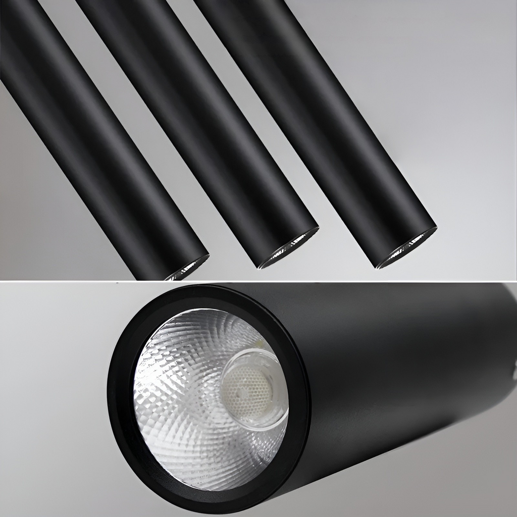 Slim LED Pendant Light, Linear Tube Hanging Lamp for Kitchen Counter & Dining Table-Ridorn