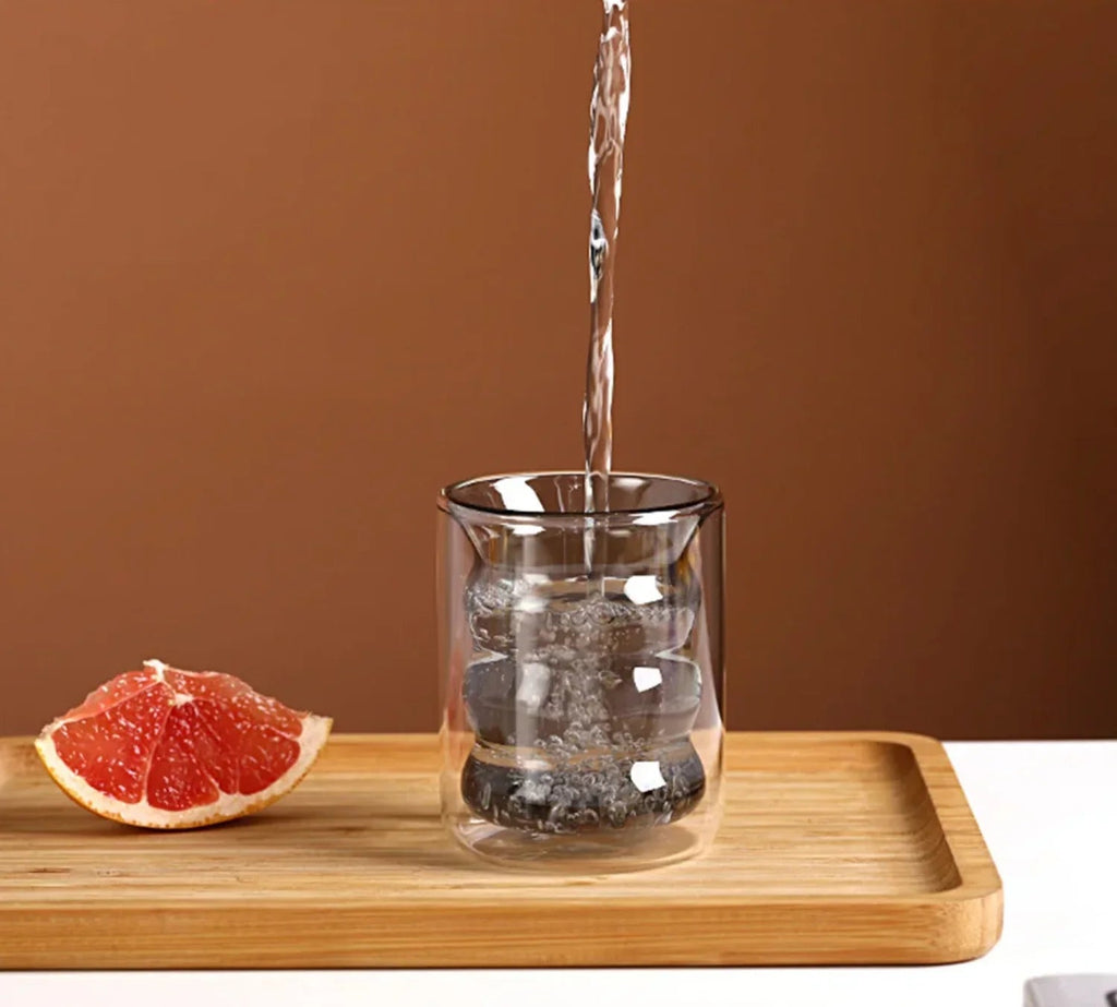Sloaneano Double Glass Cup-Glass-Ridorn