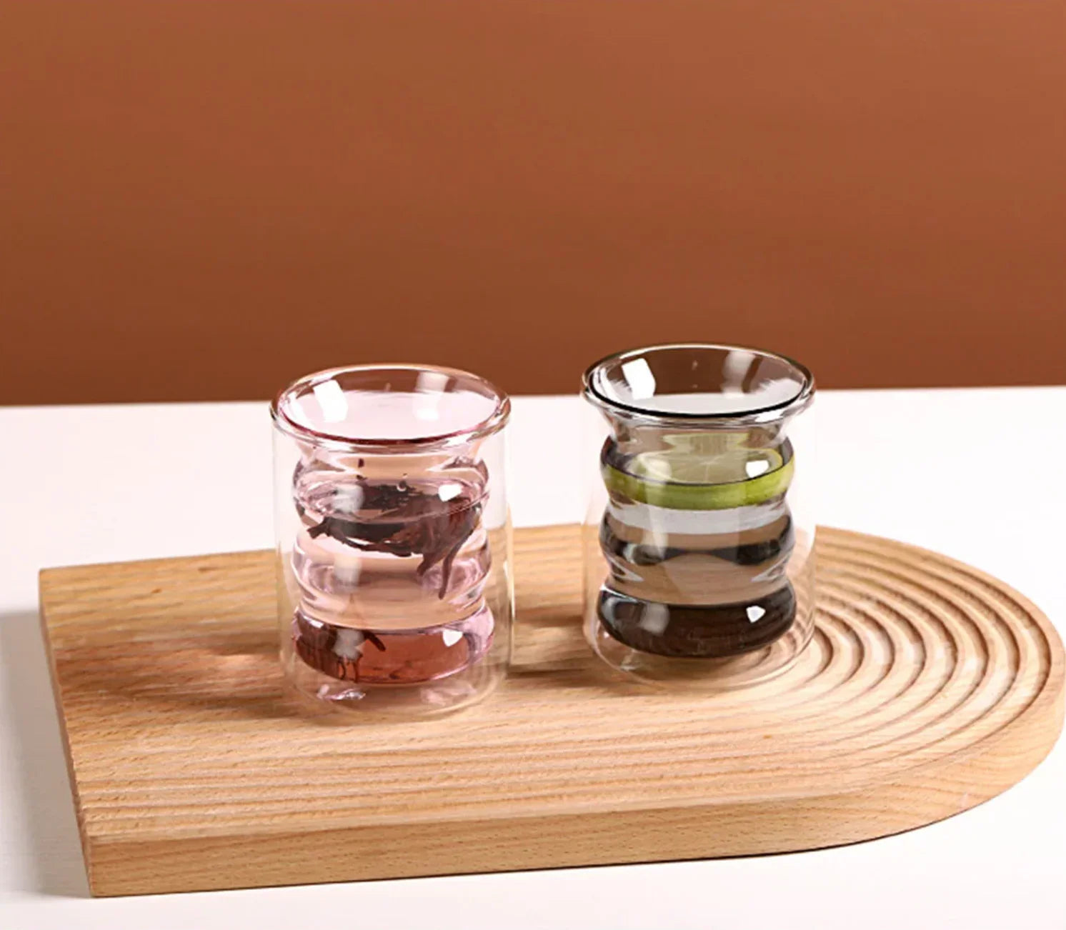 Sloaneano Double Glass Cup-Glass-Ridorn