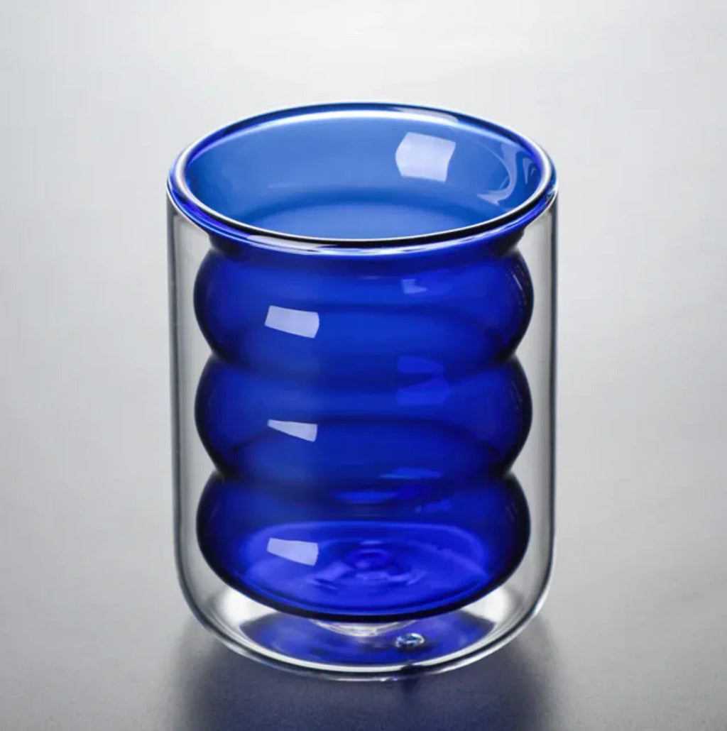 Sloaneano Double Glass Cup-Glass-Ridorn