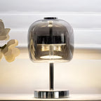 Smoked Glass LED Table Lamp | Ridorn-Table Lamp-Ridorn
