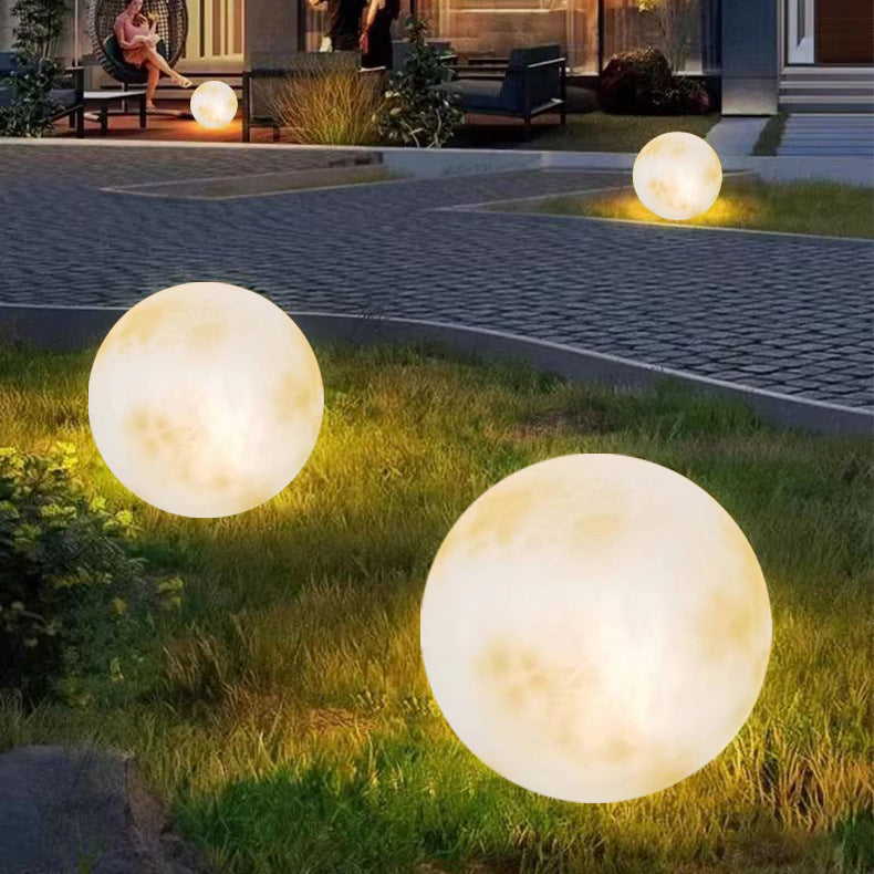 Solar-Powered Moon Lamp for Outdoor Garden and Patio Decor | Ridorn