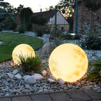 Solar-Powered Moon Lamp for Outdoor Garden and Patio Decor | Ridorn
