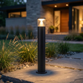 Waterproof LED garden pathway light modern aluminum front view