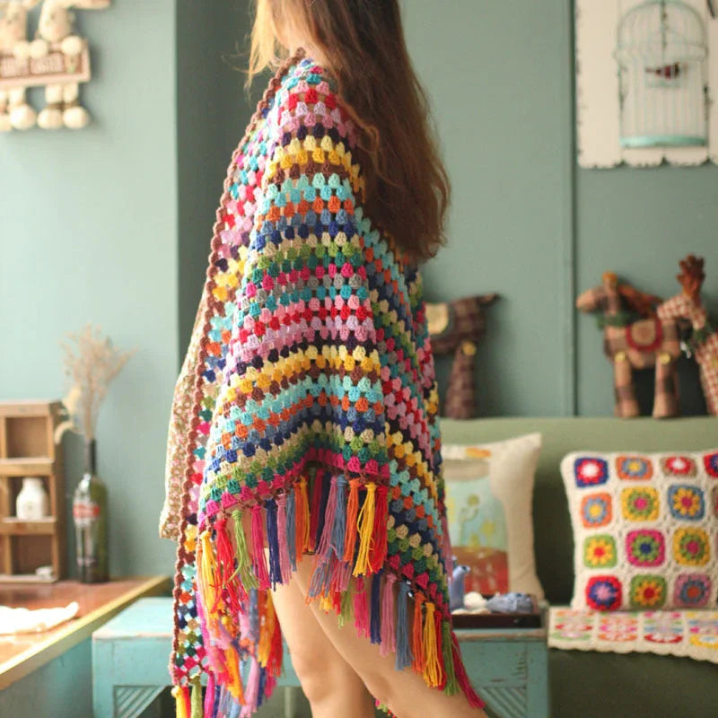 Starar Ridgestone Crochet Shawl-Home & Garden-Ridorn