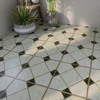 Stone Look Vinyl Flooring Peel and Stick, Matte PVC Self-Adhesive Floor Tiles for Quick Renovation-Ridorn