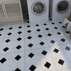 Stone Look Vinyl Flooring Peel and Stick, Matte PVC Self-Adhesive Floor Tiles for Quick Renovation-Ridorn